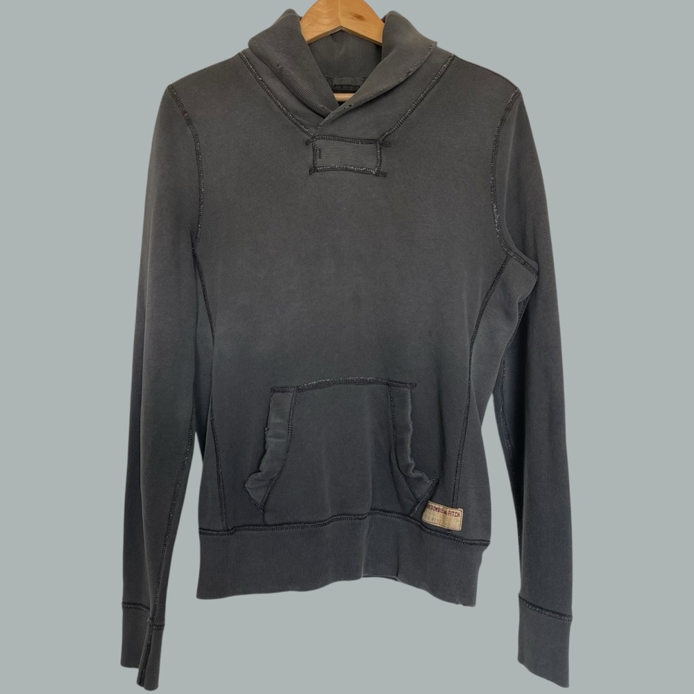 Vintage Abercrombie & Fitch Soft Men’s Gray Shawl collar Sweater Size M